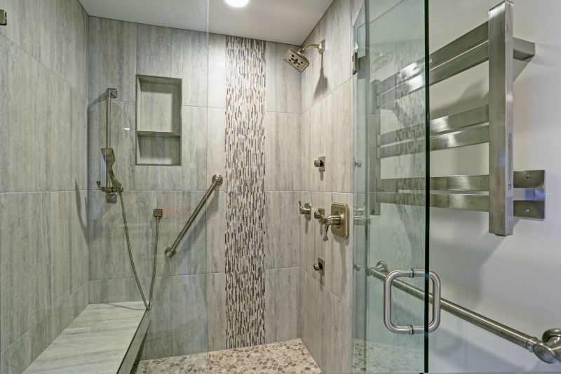 Tile Patterned Shower